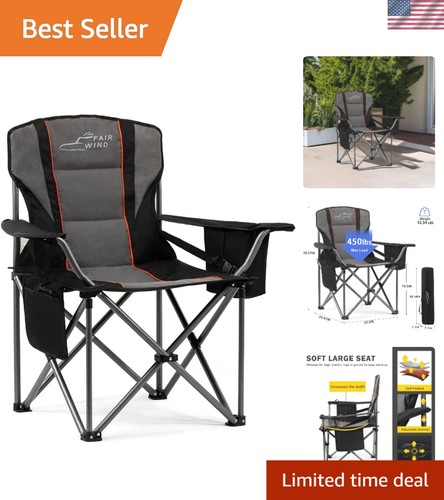 Oversized padded camping chair - padded,